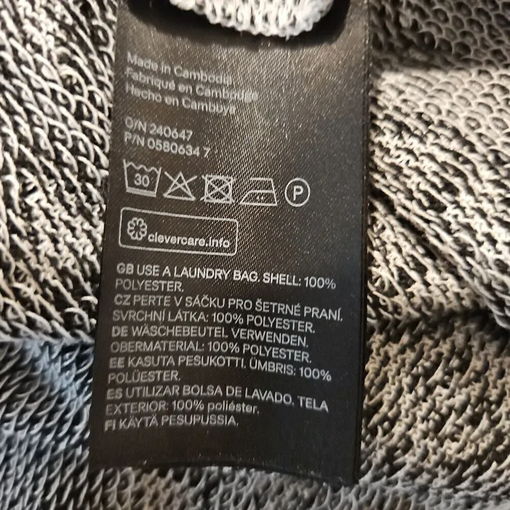 Divided Open Front Cardigan sz M oversized - Picture 6 of 6